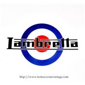 Stickers autocollant Lambretta cible